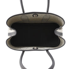 将图像加载到图库查看器中，HERMES Neo Garden Ardoise/Ecru Toile H Viking Negonda Leather Size 23
