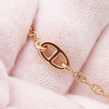 Load image into Gallery viewer, HERMES Chaine d&#39;Ancre New Farandole Bracelet Size LG 18K Pink Gold
