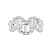 将图像加载到图库查看器中，HERMES Chaine d&#39;Ancre Anchene Ring Size PM/51/#11 SV925

