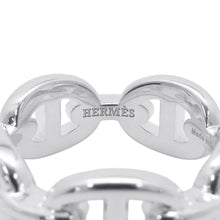 将图像加载到图库查看器中，HERMES Chaine d&#39;Ancre Anchene Ring Size PM/51/#11 SV925
