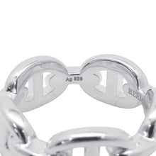 将图像加载到图库查看器中，HERMES Chaine d&#39;Ancre Anchene Ring Size PM/51/#11 SV925
