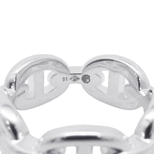 将图像加载到图库查看器中，HERMES Chaine d&#39;Ancre Anchene Ring Size PM/51/#11 SV925
