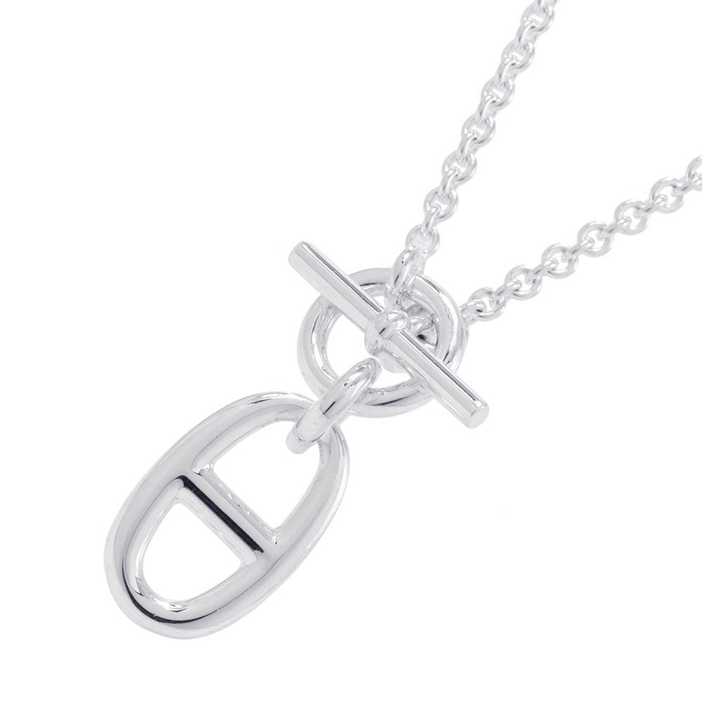 HERMES Chaine d'Ancre Amulette Necklace SV925