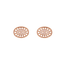 Load image into Gallery viewer, HERMES Chaine d&#39;Ancre Divine Diamond Earrings 18K Pink Gold
