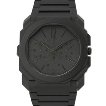 将图像加载到图库查看器中，BVLGARI Octo Finissimo Chronograph GMT W43mm Ceramic Black Dial103278/BGO43CXTCHGMT
