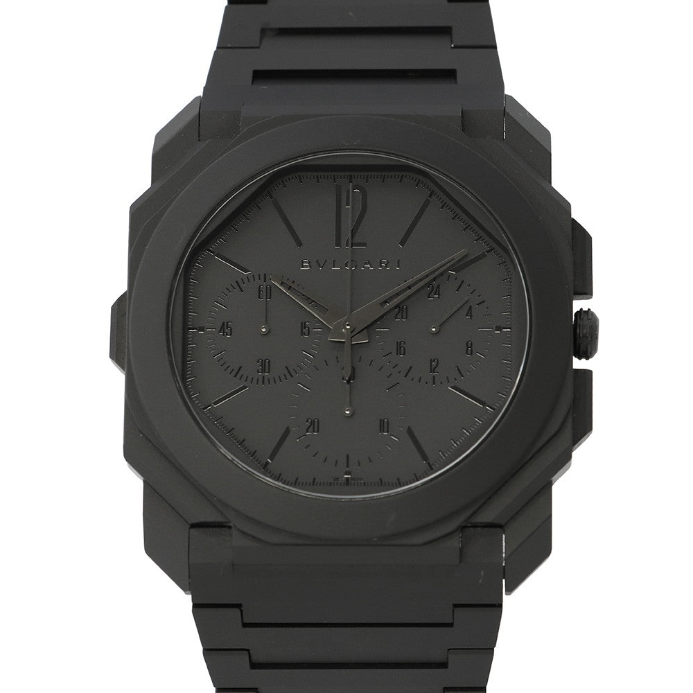 BVLGARI Octo Finissimo Chronograph GMT W43mm Ceramic Black Dial103278/BGO43CXTCHGMT