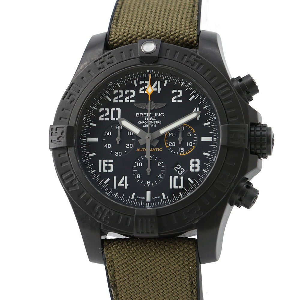 BREITLING Avenger hurricane W50mm Bright Light Fabric Rubber Black DialXB1210E4/BE89