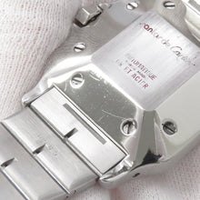Load image into Gallery viewer, CARTIER Santos Galve LM H40.8mm×W29.0mm Stainless Steel K18YG White Dial81036288
