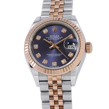 Load image into Gallery viewer, ROLEX Lady-Datejust W28mm Stainless Steel K18PG Aubergine Dial279171G
