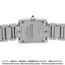 将图像加载到图库查看器中，CARTIER Tank Francaise SM H25mm×W20mm Stainless Steel Ivory DialW4TA0008
