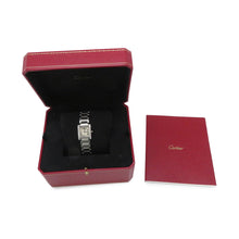 将图像加载到图库查看器中，CARTIER Tank Francaise SM H25mm×W20mm Stainless Steel Ivory DialW4TA0008
