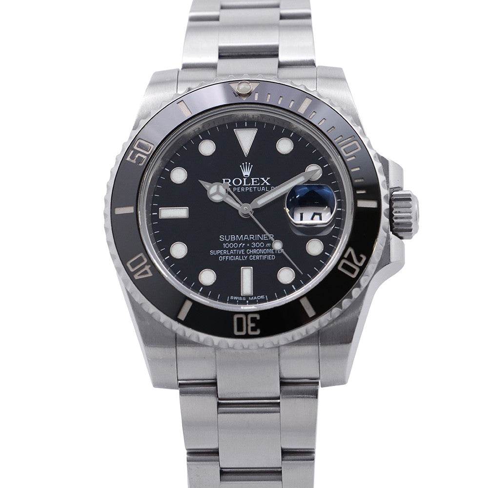 ROLEX Submariner Date W40m Stainless Steel Black Dial116610LN