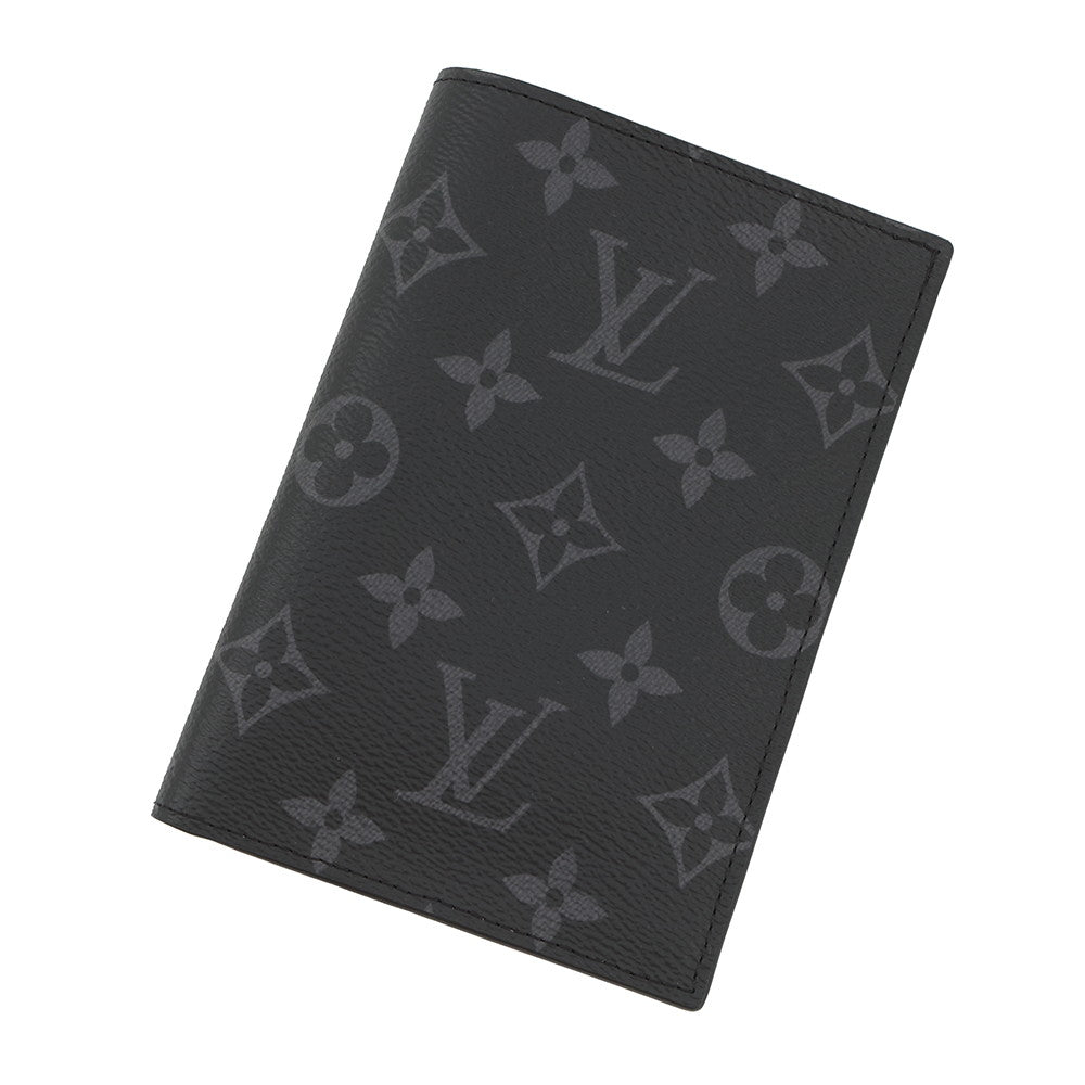 LOUIS VUITTON Passport Cover NoirM64501 Monogram Eclipse