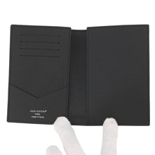 将图像加载到图库查看器中，LOUIS VUITTON Passport Cover NoirM64501 Monogram Eclipse
