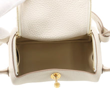 将图像加载到图库查看器中，HERMES Lindy Craie Taurillon Clemence Size Mini
