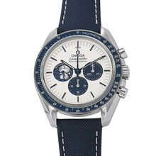 Load image into Gallery viewer, OMEGA Speedmaster 50th Anniversary Silver Snoopy Award W42mm Stainless Steel Nylon Silver Dial310.32.42.50.02.001
