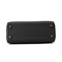 将图像加载到图库查看器中，HERMES Kelly Retourne sewing Black Togo Leather Size 25
