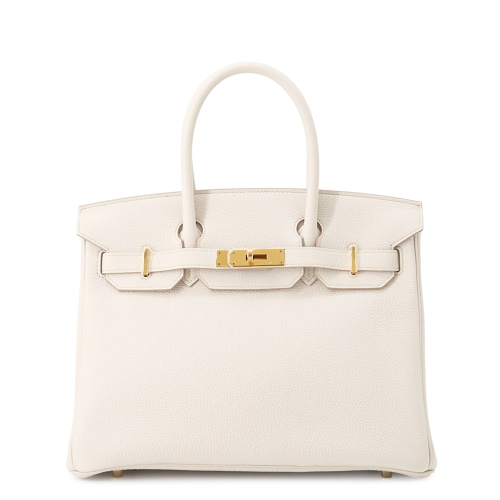 HERMES Birkin Beton Togo Leather Size 30