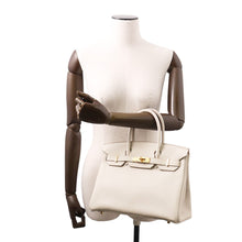 将图像加载到图库查看器中，HERMES Birkin Beton Togo Leather Size 30
