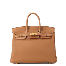 将图像加载到图库查看器中，HERMES Birkin Gold Togo Leather Size 25
