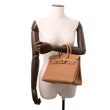 将图像加载到图库查看器中，HERMES Birkin Gold Togo Leather Size 25
