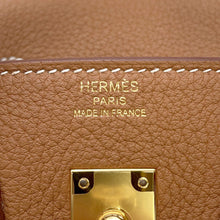 将图像加载到图库查看器中，HERMES Birkin Gold Togo Leather Size 25
