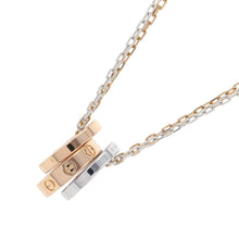 Load image into Gallery viewer, CARTIER Love Three Hoop 6P Diamond NecklaceB7219700 K18PG WG
