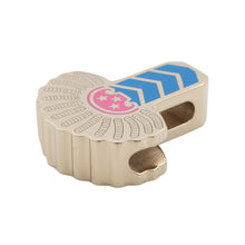 Load image into Gallery viewer, HERMES Twilly Ring epaulet Blue/Pink Metal
