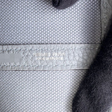 将图像加载到图库查看器中，HERMES Neo Garden Voyage Green PantanH086717CK Toile Offiche Negonda Leather Size 41
