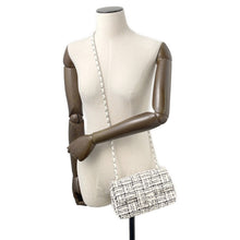Load image into Gallery viewer, CHANEL Mini Matelasse ChainShoulder White/BlackA69900 Tweed
