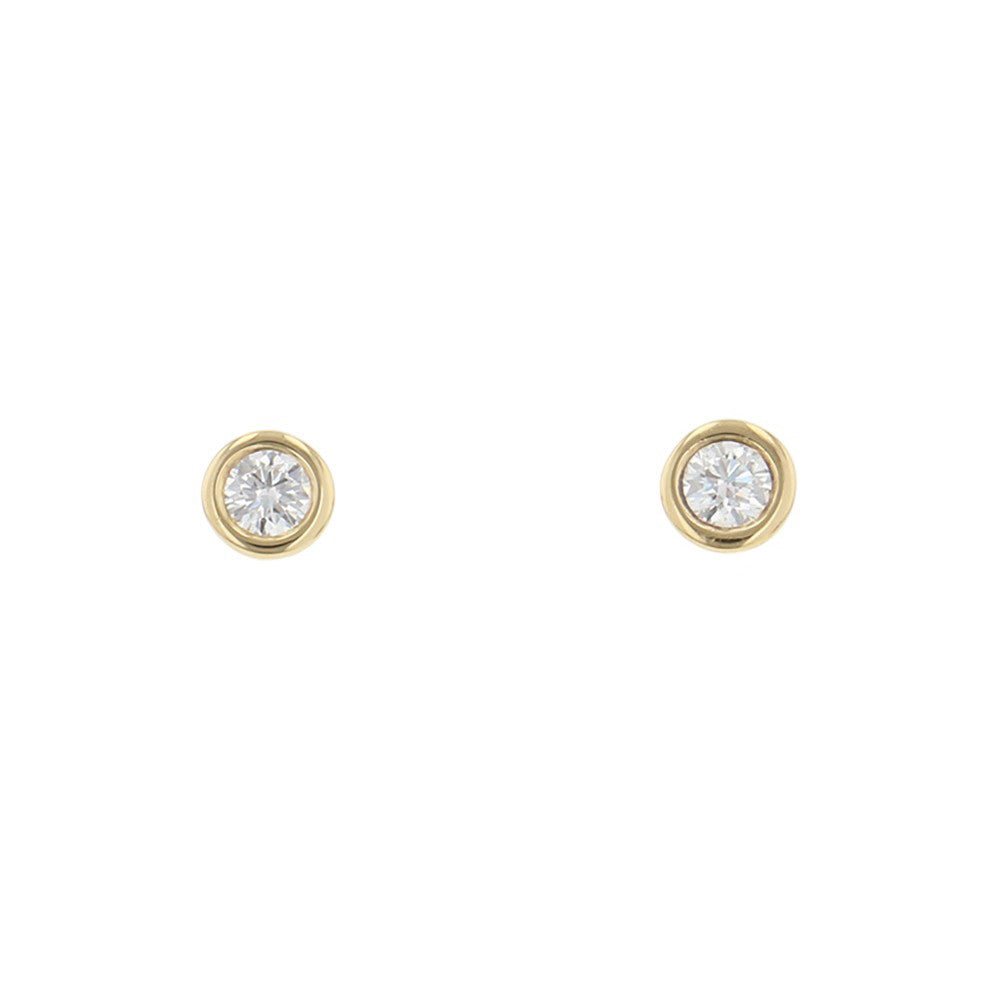 TIFFANY&Co. By the Yard Earrings 18K Yellow Gold