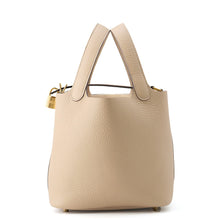 将图像加载到图库查看器中，HERMES Picotin Lock Trench Taurillon Clemence Size PM
