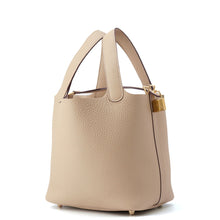 将图像加载到图库查看器中，HERMES Picotin Lock Trench Taurillon Clemence Size PM
