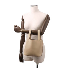 将图像加载到图库查看器中，HERMES Picotin Lock Trench Taurillon Clemence Size PM
