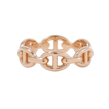 将图像加载到图库查看器中，HERMES Chaine d&#39;Ancre Anchene Ring Size PM/53/#13 18K Pink Gold
