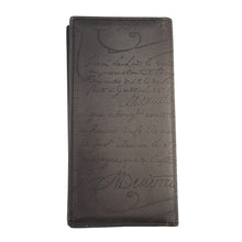 Load image into Gallery viewer, Berluti Calligraphy Bifold Wallet Long Wallet Brown Leather

