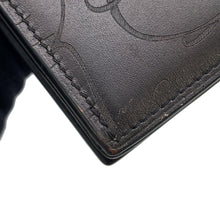 Load image into Gallery viewer, Berluti Calligraphy Bifold Wallet Long Wallet Brown Leather
