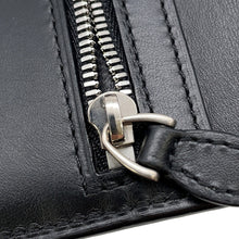 将图像加载到图库查看器中，Berluti Calligraphy Bifold Wallet Long Wallet Brown Leather
