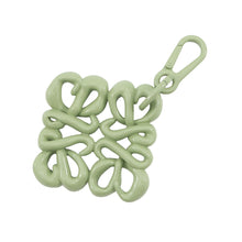 Load image into Gallery viewer, LOEWE Inflated Anagram Bag Charm Green Aluminum varnish
