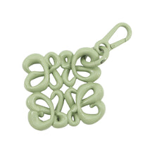 Load image into Gallery viewer, LOEWE Inflated Anagram Bag Charm Green Aluminum varnish
