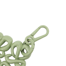 Load image into Gallery viewer, LOEWE Inflated Anagram Bag Charm Green Aluminum varnish
