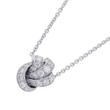 将图像加载到图库查看器中，GRAFF Tilda's Bow Pavé Diamond PendantRGP623 18K White Gold
