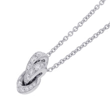 将图像加载到图库查看器中，GRAFF Tilda's Bow Pavé Diamond PendantRGP623 18K White Gold
