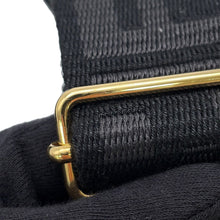 Load image into Gallery viewer, FENDI FF logo strap Black Canvas Leather
