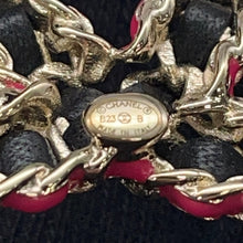 Load image into Gallery viewer, CHANEL CC Logo Brooch Black/Pink/GoldABB478 Metal Calf Leather
