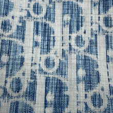 将图像加载到图库查看器中，Dior Oblique Kasuri Overshirt Size 38 Blue/White013D585BY989 Cotton100%
