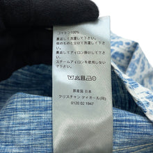 将图像加载到图库查看器中，Dior Oblique Kasuri Overshirt Size 38 Blue/White013D585BY989 Cotton100%
