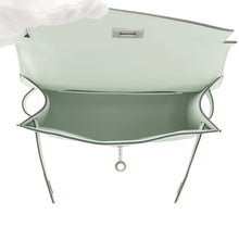 将图像加载到图库查看器中，HERMES PochetteKelly VertPeppermint Swift Leather
