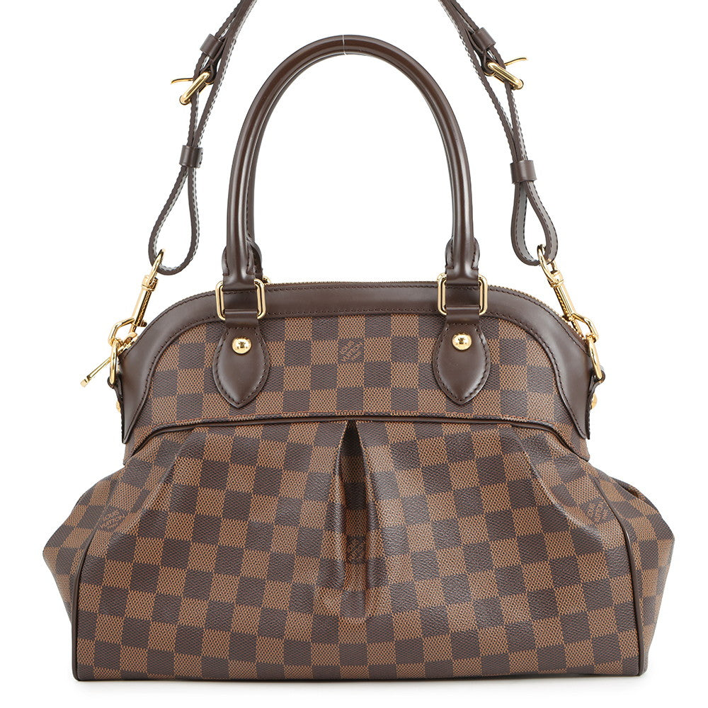 LOUIS VUITTON Trevi RedN51997 Damier Ebene Canvas Size PM