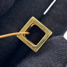 将图像加载到图库查看器中，HERMES Cage Ash H Cube Necklace Gold Gold Plated
